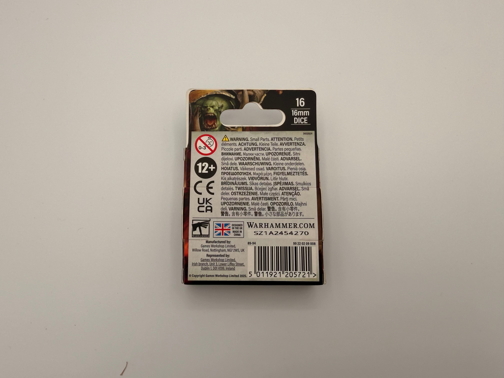 Games Workshop Ork Dice
